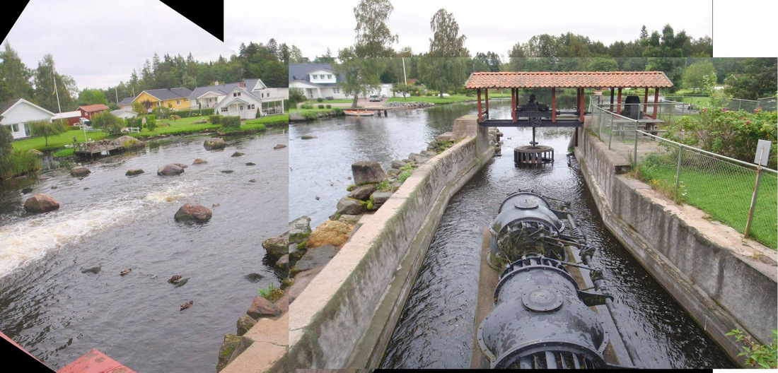 Hydraulic (water) Electrical Power Generators at Katrineholm.